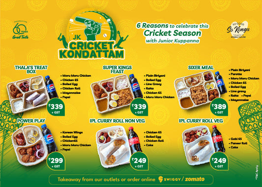 Celebrate this IPL Season with JK's Cricket Kondattam!