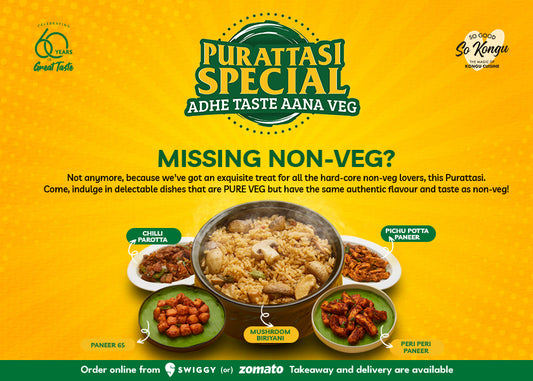 Celebrate Purattasi with Authentic Vegetarian Dishes at Junior Kuppanna!