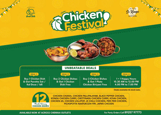 Junior Kuppanna's Chicken Festival Combo Deals