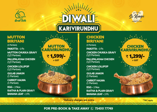 Celebrate this Diwali with JK's Kari Virundhu Box