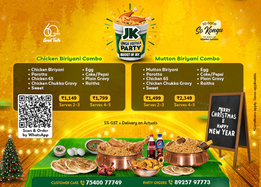 Unga Veetula Party - Bucket Biryani for all