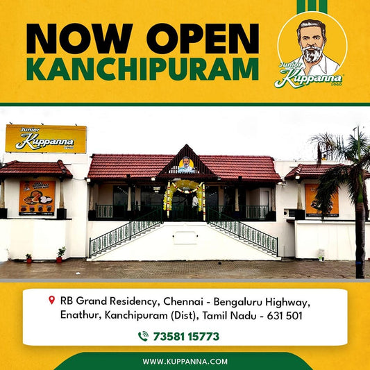 Junior Kuppanna’s First Highway Restaurant on Chennai – Bengaluru Highway
