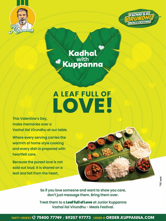 Kadhal with Kuppanna – Valentine's Day Special at Junior Kuppanna
